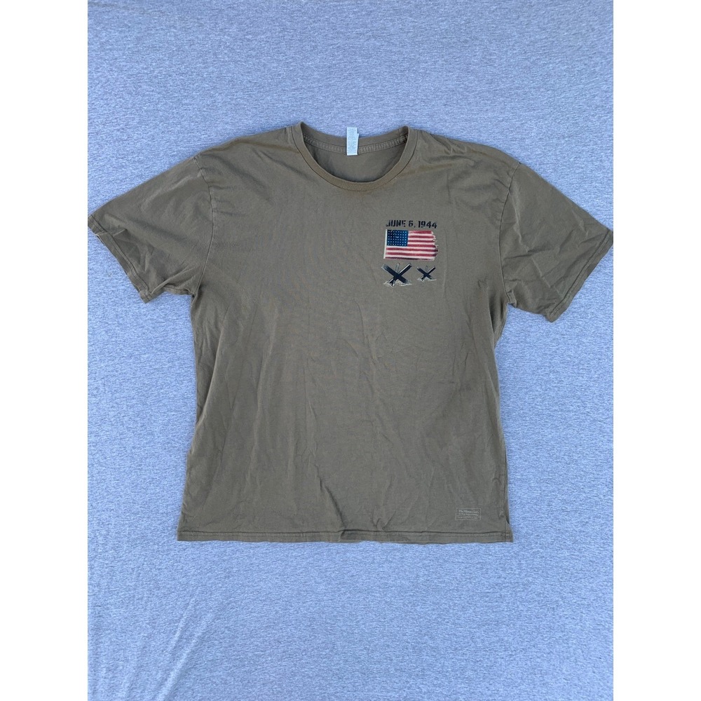 The History List D-Day Operation Overlord June 6 1944 T-Shirt USA Mens 2XL